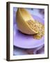 Wooden Bowl with Sesame Seeds-Akiko Ida-Framed Photographic Print