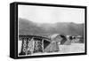 Wooden Bridge at Iwakuni, Japan, 1904-null-Framed Stretched Canvas