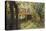 Wooden Bridge in Combs-La-Ville-Telemaco Signorini-Stretched Canvas