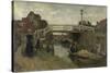 Wooden Bridge in Rijswijk and Loosduinen-Jacob Maris-Stretched Canvas