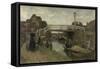 Wooden Bridge in Rijswijk and Loosduinen-Jacob Maris-Framed Stretched Canvas