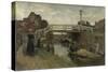 Wooden Bridge in Rijswijk and Loosduinen-Jacob Maris-Stretched Canvas