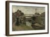 Wooden Bridge in Rijswijk and Loosduinen-Jacob Maris-Framed Art Print