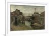 Wooden Bridge in Rijswijk and Loosduinen-Jacob Maris-Framed Premium Giclee Print