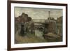 Wooden Bridge in Rijswijk and Loosduinen-Jacob Maris-Framed Premium Giclee Print