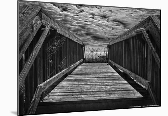 Wooden Bridge Myrtle Beach, SC-null-Mounted Poster