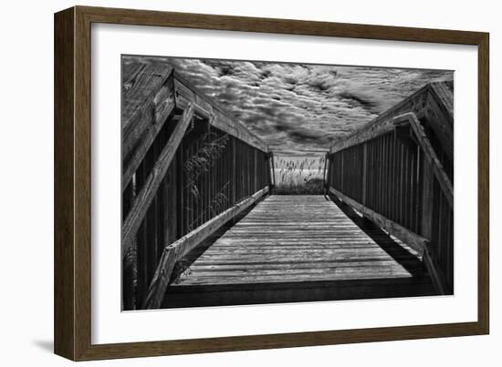 Wooden Bridge Myrtle Beach SC-null-Framed Photo