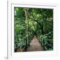 Wooden Bridge Thailand-null-Framed Photographic Print