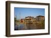 Wooden Bridge, Ywama Village, Inle Lake, Shan State, Myanmar (Burma), Asia-Tuul-Framed Photographic Print