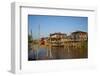 Wooden Bridge, Ywama Village, Inle Lake, Shan State, Myanmar (Burma), Asia-Tuul-Framed Photographic Print