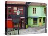 Wooden Buildings in the Old Town District, Bergen City, Hordaland District, Norway, Scandinavia-Richard Cummins-Stretched Canvas