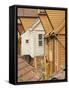 Wooden Buildings of Bryggen, UNESCO World Heritage Site, Bergen, Norway, Scandinavia, Europe-James Emmerson-Framed Stretched Canvas