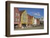 Wooden Buildings on the Waterfront, Bryggen, Vagen Harbour, UNESCO Site, Bergen, Hordaland, Norway-Gary Cook-Framed Photographic Print