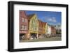 Wooden Buildings on the Waterfront, Bryggen, Vagen Harbour, UNESCO Site, Bergen, Hordaland, Norway-Gary Cook-Framed Photographic Print