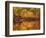 Wooden Cabin on Lake in Autumn-Robert Llewellyn-Framed Photographic Print