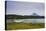 Wooden Canoe in Front of the Ilyinsky (Volcano) and Kurile Lake, Kamchatka, Russia, Eurasia-Michael Runkel-Stretched Canvas