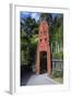 Wooden Carved Entrance at the Te Puia Maori Cultural Center, Rotorura, North Island-Michael Runkel-Framed Photographic Print