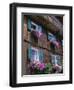 Wooden Chalet with Flowers, Hallstatt, Austria, Europe-Jean Brooks-Framed Photographic Print