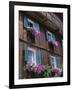 Wooden Chalet with Flowers, Hallstatt, Austria, Europe-Jean Brooks-Framed Photographic Print