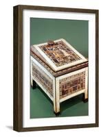 Wooden Chest from the Tomb of Tutankhamun, 14th Century Bc-null-Framed Giclee Print