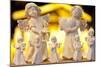 Wooden Christmas Angel Decorations at the Dresden Strietzelmarkt Christmas Market-Miles Ertman-Mounted Photographic Print