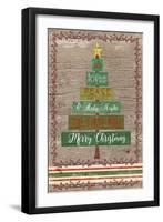 Wooden Christmas I-Andi Metz-Framed Art Print