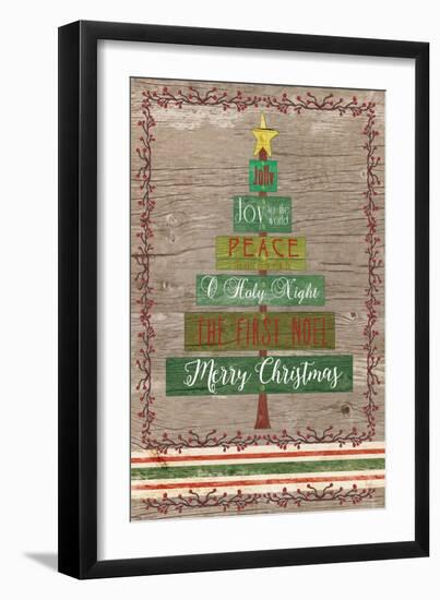 Wooden Christmas I-Andi Metz-Framed Art Print