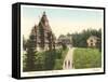 Wooden Church in Christiana (Oslo), Norway-null-Framed Stretched Canvas