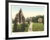 Wooden Church in Christiana (Oslo), Norway-null-Framed Art Print