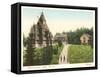 Wooden Church in Christiana (Oslo), Norway-null-Framed Stretched Canvas