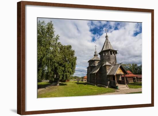 Wooden Church in the Museum of Wooden Architecture, Suzdal, Golden Ring, Russia, Europe-Michael Runkel-Framed Photographic Print