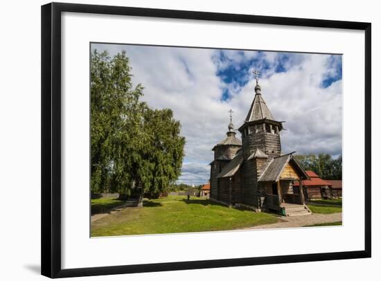 Wooden Church in the Museum of Wooden Architecture, Suzdal, Golden Ring, Russia, Europe-Michael Runkel-Framed Photographic Print