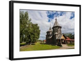 Wooden Church in the Museum of Wooden Architecture, Suzdal, Golden Ring, Russia, Europe-Michael Runkel-Framed Photographic Print