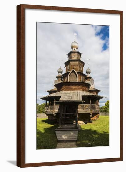 Wooden Church in the Museum of Wooden Architecture, Suzdal, Golden Ring, Russia, Europe-Michael Runkel-Framed Photographic Print