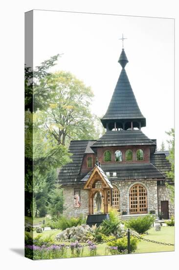 Wooden Church on the Edge of Tatra National Park, Zakopane, Poland, Europe-Kim Walker-Stretched Canvas