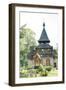 Wooden Church on the Edge of Tatra National Park, Zakopane, Poland, Europe-Kim Walker-Framed Photographic Print