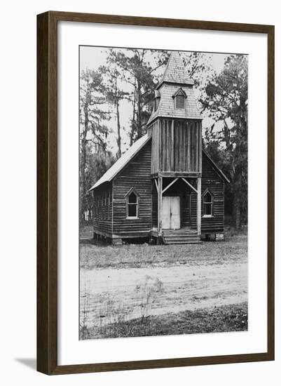 Wooden church, St. Marys, Georgia, 1936-Walker Evans-Framed Photographic Print