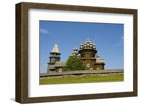 Wooden Churches in Kizhi, Russia-Iva Afonskaya-Framed Photographic Print