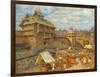 Wooden City of Moscow in the 14th Century-Appolinari Mikhaylovich Vasnetsov-Framed Giclee Print