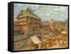 Wooden City of Moscow in the 14th Century-Appolinari Mikhaylovich Vasnetsov-Framed Stretched Canvas