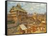 Wooden City of Moscow in the 14th Century-Appolinari Mikhaylovich Vasnetsov-Framed Stretched Canvas