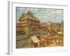 Wooden City of Moscow in the 14th Century-Appolinari Mikhaylovich Vasnetsov-Framed Giclee Print