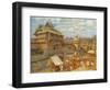 Wooden City of Moscow in the 14th Century-Appolinari Mikhaylovich Vasnetsov-Framed Giclee Print