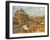 Wooden City of Moscow in the 14th Century-Appolinari Mikhaylovich Vasnetsov-Framed Giclee Print