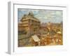 Wooden City of Moscow in the 14th Century-Appolinari Mikhaylovich Vasnetsov-Framed Giclee Print