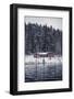 Wooden Cottage by the River in Central Finland-Andrew Bayda-Framed Photographic Print