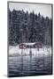 Wooden Cottage by the River in Central Finland-Andrew Bayda-Mounted Photographic Print