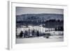 Wooden Cottage in Winter Forest, Central Finland-Andrew Bayda-Framed Photographic Print