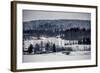 Wooden Cottage in Winter Forest, Central Finland-Andrew Bayda-Framed Photographic Print