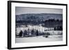 Wooden Cottage in Winter Forest, Central Finland-Andrew Bayda-Framed Photographic Print